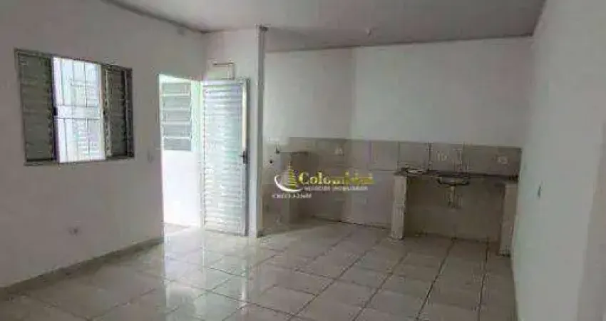 Casa com 1 dormitório para alugar, 47 m² - santa maria - são caetano do sul/sp
