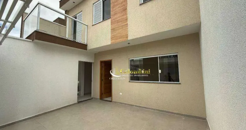 Sobrado com 3 dormitórios à venda, 92 m² por r$ 650.000 - vila alpina - são paulo/sp