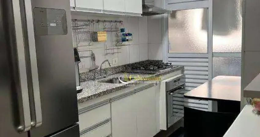 Apartamento com 3 dormitórios para alugar, 128 m² - jardim são caetano - são caetano do sul/sp