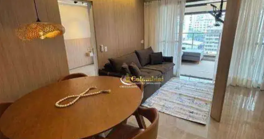 Apartamento Mobiliado com 1 dormitório 1 vaga para alugar, 55 m² - Higienópolis - São Paulo/SP