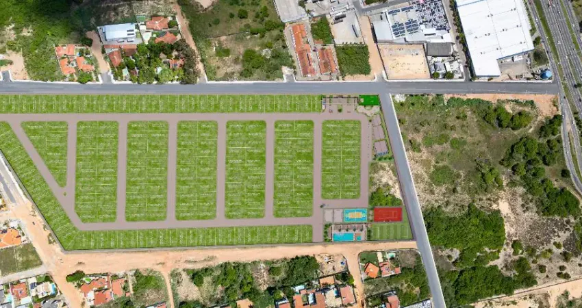 Lotes à venda a partir de 300 m2 por r$ 670 mil no condomínio di maria parque - candelária - natal/rn