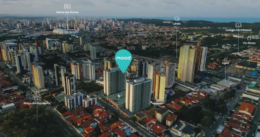 Apartamentos à venda no condomínio mood candelária a partir de r$ 506 mil - candelária, natal/rn