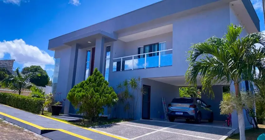 Casa duplex à venda com 4 suítes e 230m2 no condomínio rio verde por r$ 610 mil - nisia floresta/rn