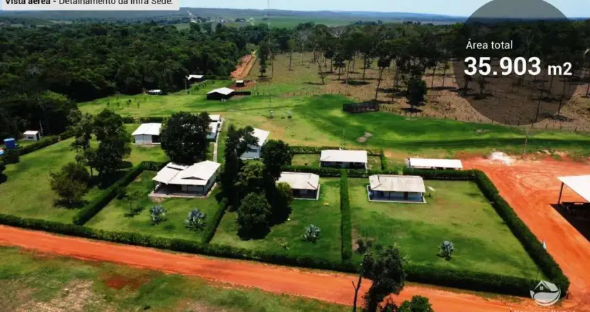 INCRÍVEL FAZENDA COM ÓTIMA INFRAESTRUTURA EM MUTUM/MT