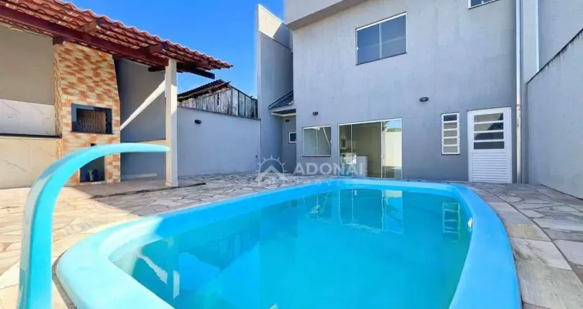 Sobrado com Piscina, 3 dormitórios à venda, 138 m² por R$ 520.000 - Piçarras - Guaratuba/PR