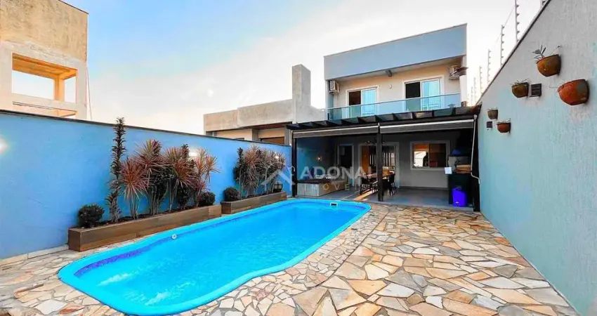 Sobrado totalmente mobiliado com 3 dormitórios à venda, 194 m² por R$ 890.000 - Brejatuba - Guaratuba/PR