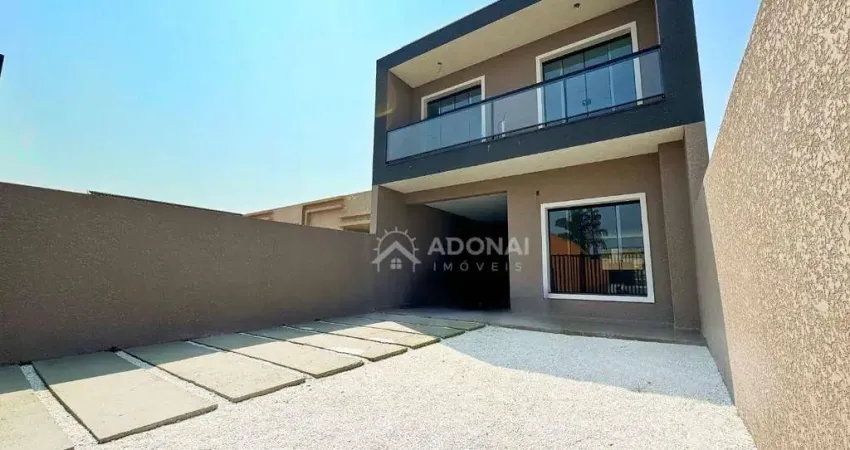 Sobrado com 3 dormitórios à venda, 132 m² por R$ 649.000,00 - Eliana - Guaratuba/PR