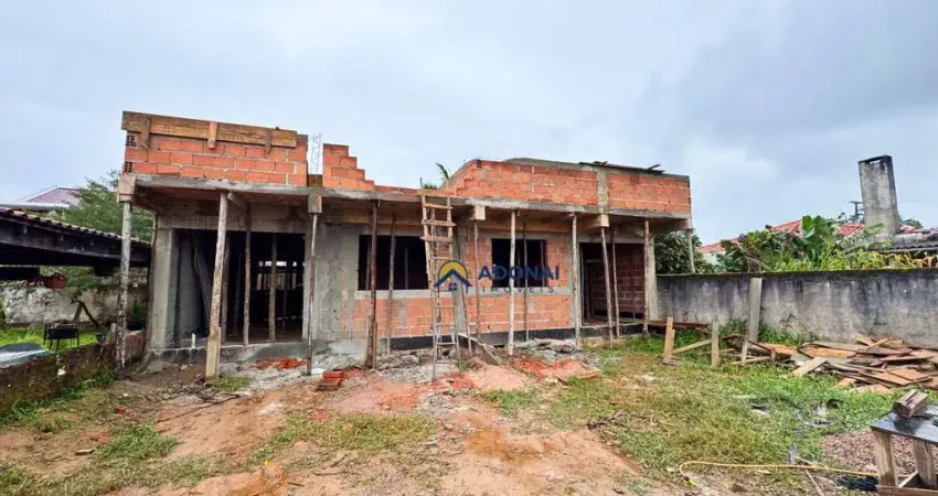 Casa em Construção, com 2 dormitórios à venda, 57 m² por R$ 370.000 - Coroados - Guaratuba/PR