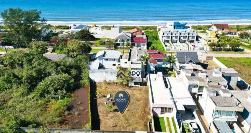 Terreno a 2 Quadras do Mar, à venda, 592 m² por R$ 550.000 - Coroados - Guaratuba/PR