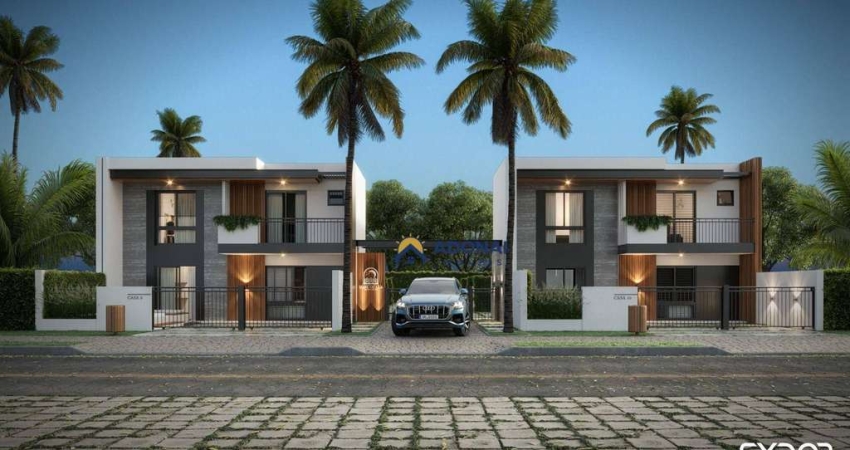 Sobrado com 2 dormitórios à venda, 72 m² por R$ 398.000,00 - Eliana - Guaratuba/PR