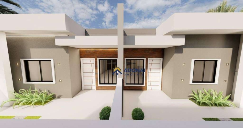 Casa Nova, com 3 dormitórios à venda, 85 m² por R$ 539.000 - Eliana - Guaratuba/PR