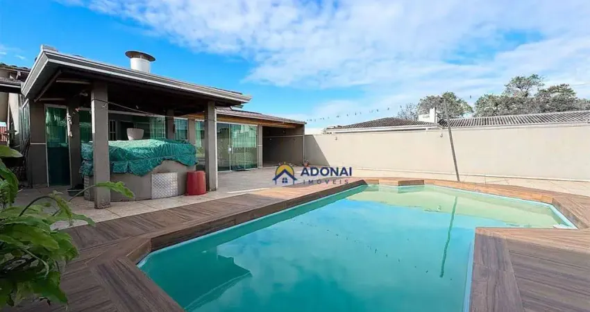 Casa com 5 dormitórios à venda, 253 m² por r$ 1.250.000,00 - coroados - guaratuba/pr