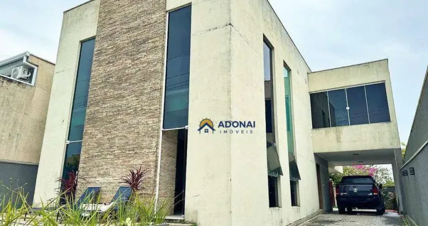 Mansão a 100 metros do mar, com 4 dormitórios à venda, 303 m² por r$ 2.150.000 - coroados - guaratuba/pr