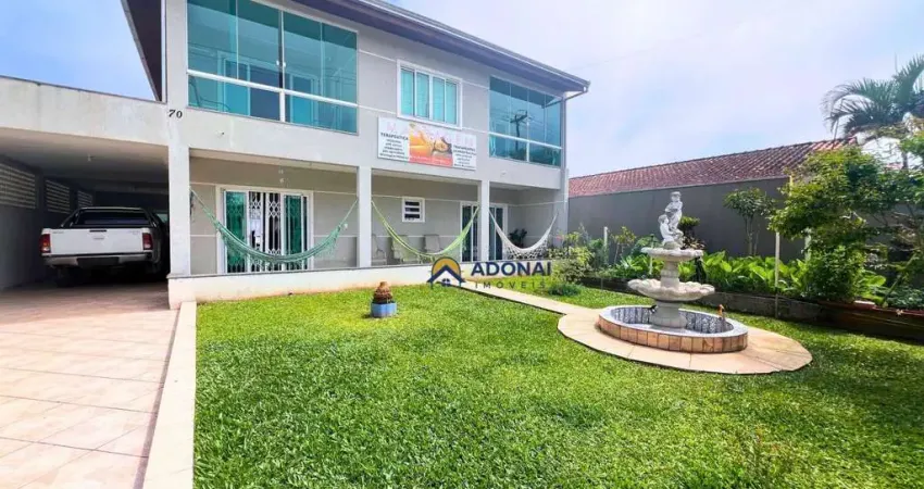 Sobrado com 5 dormitórios à venda, 315 m² por r$ 1.600.000,00 - nereidas - guaratuba/pr