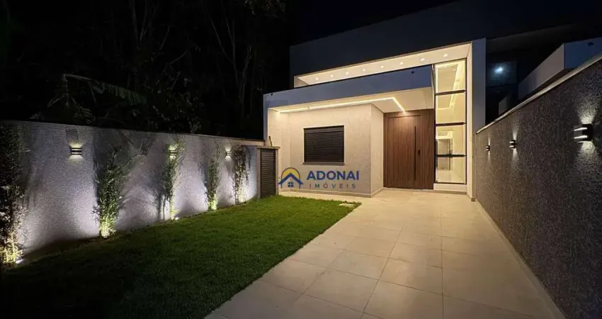 Casa nova de alto padrão, com 3 dormitórios à venda, 120 m² por r$ 989.000 - nereidas - guaratuba/pr