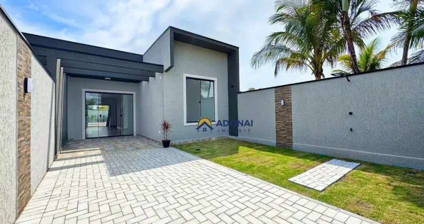 Casa nova com 3 dormitórios à venda, 92 m² por r$ 550.000 - coroados - guaratuba/pr