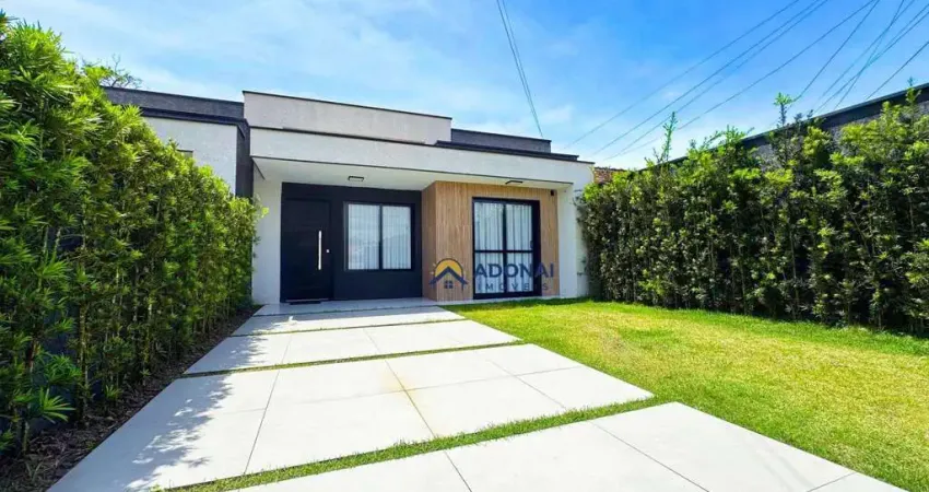 Casa com piscina com 3 dormitórios à venda, 95 m² por r$ 650.000 - cohapar - guaratuba/pr