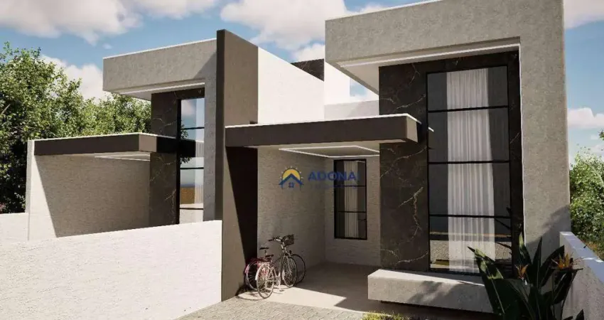 Casa nova com piscina, 3 dormitórios à venda, 117 m² por r$ 650.000 - nereidas - guaratuba/pr