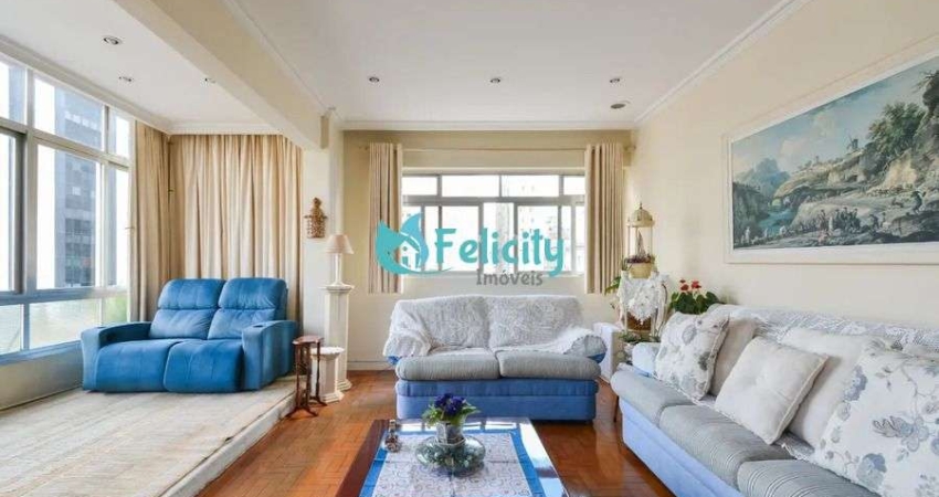 Apartamento com 3 dorms, 1 suíte, 1 vaga, 145m2 na Santa Cecília