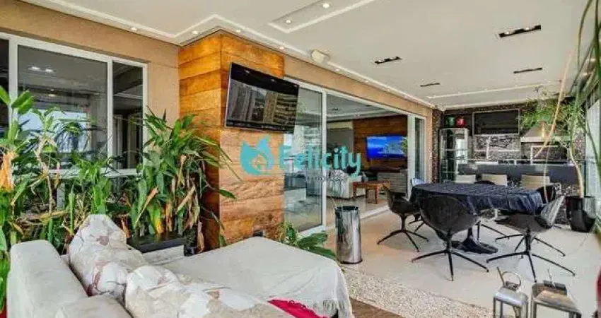 Apartamento com 4 dorms, 3 suítes,3 vagas, 206m2 na Vila Romana