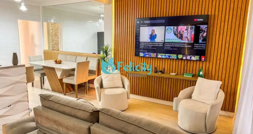 Casa térrea com 2 dorms, 1 suíte, 2 vagas, 110m2 no Jardim Vista Linda