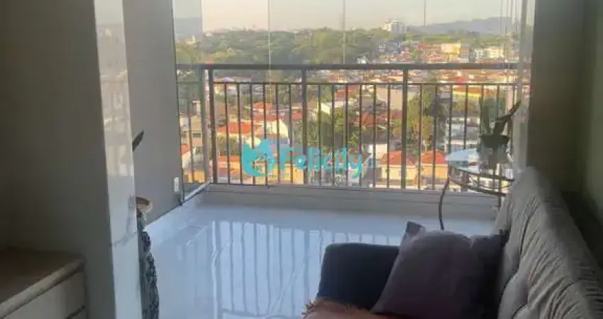 Apartamento mobiliado, 2 suítes, 1 vaga, 59m2 no pq. são domingos