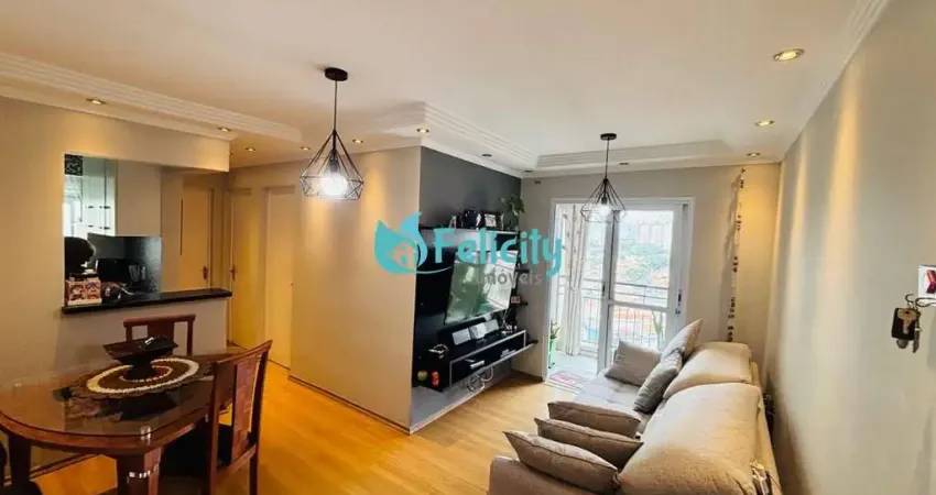 Apartamento com 2 dorms, 1 vaga, 52m2 no parque maria domitila