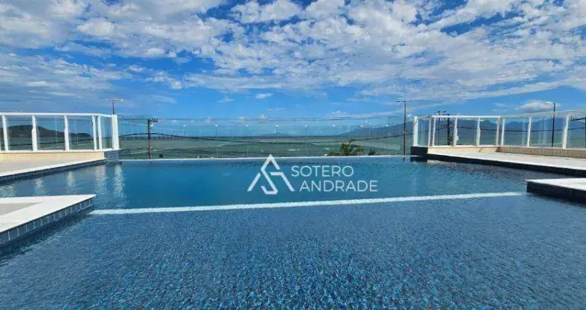 Apartamento com vista para a belíssima praia Massaguaçu