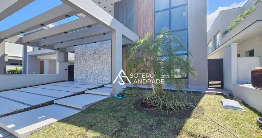 Casa espetacular com 5 suítes no condomínio de alto padrão costa nova