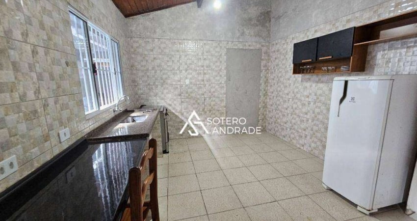 Casa com 2 dormitórios para alugar, 60 m² por R$ 1.100,00/mês - Massaguaçu - Caraguatatuba/SP
