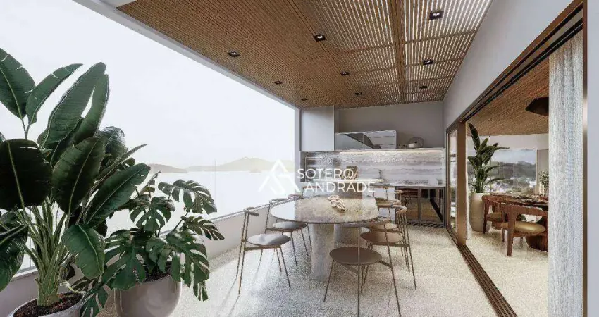 Apartamento com vista para o mar no magnifico Majestic na praia Massaguaçu