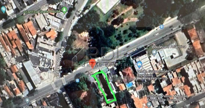 Terreno à venda na Avenida Atlântica, 643, Vila Valparaíso, Santo André