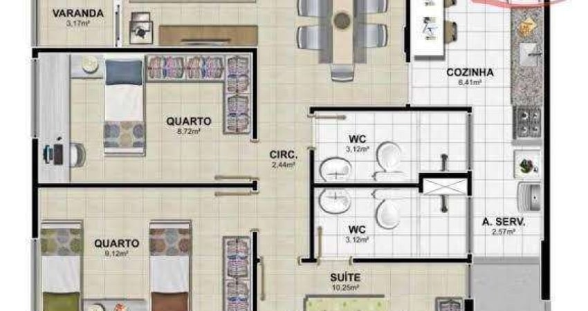 Apartamento à venda, FAROLÂNDIA, Aracaju, SE