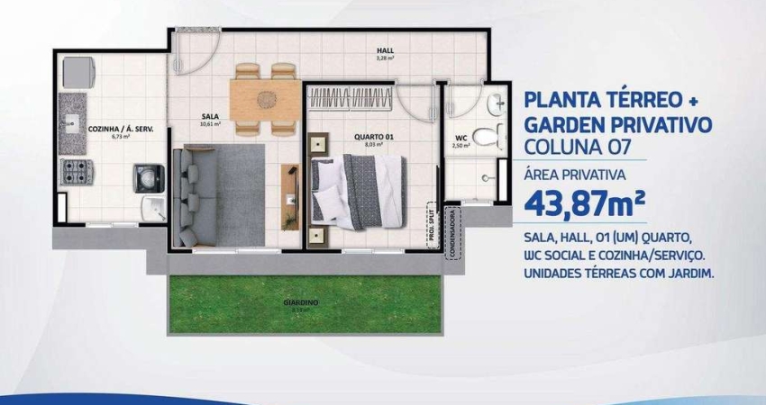 Apartamento à venda no PÉROLAS DO MAR MAIS VIVER , COSTA PARADISO , Barra dos Coqueiros, SE