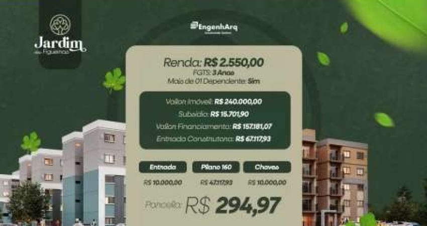 Apartamento à venda no JARDIM DAS FIGUEIRAS , CIDADE UNIVERSITÁRIA , Maceió, AL