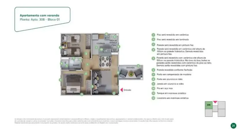 Apartamento à venda no CANDEIAS GARDEN - MRV  CANDEIAS, JABOATÃO , CANDEIAS , Jaboatão dos Guararapes, PE