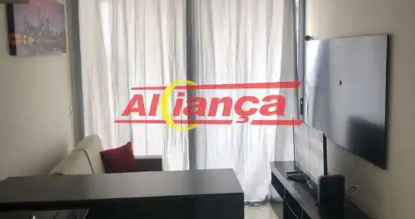 Studio mobiliado para alugar com 1 quarto, 1 vaga - 40m² - macedo - guarulhos/sp por r$ 3.400,00