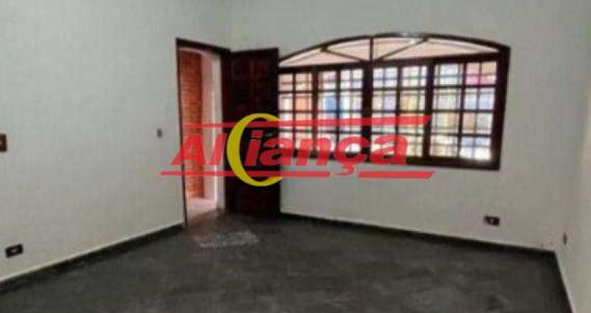 SOBRADO PARA ALUGAR COM 03 QUARTOS, SUÍTE, 02 VAGAS, 224M² - VILA ROSÁLIA - GUARULHOS/SP R$ 3.800,00