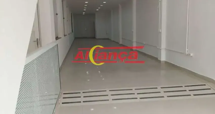 Salão comercial para alugar 150m², mini cozinha, 2 banheiros, Vila Rio - Guarulhos  por R$: 5.900,00