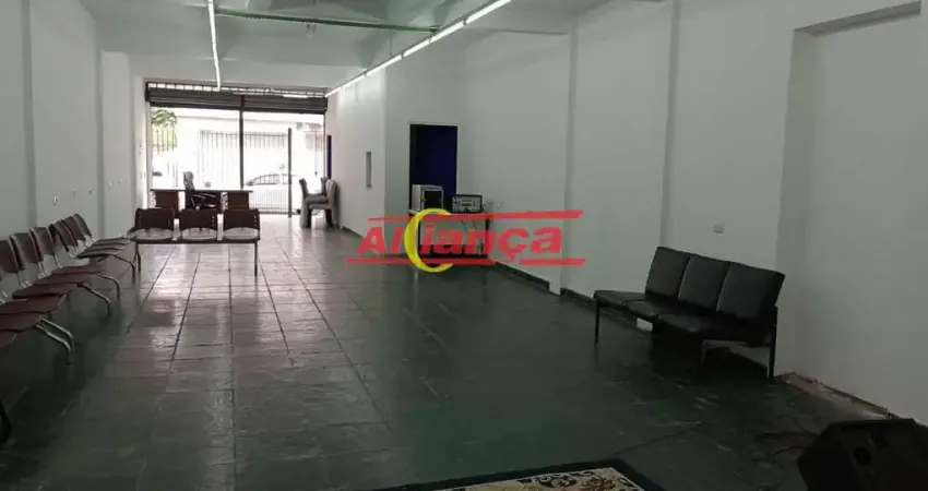 Salão Comercial para alugar com 183m² - 2 banheiros, copa - Bonsucesso - Guarulhos por R$: 4.000,00