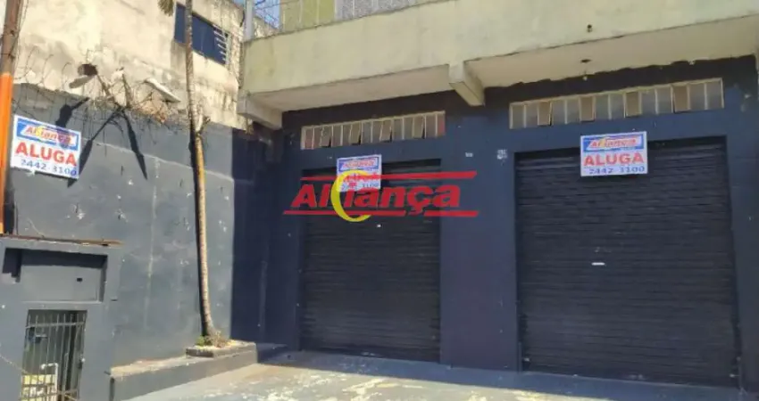 Salão para alugar, 90m² com 2 banheiros - Cidade Serodio - Guarulhos/SP - por R$ 3.500,00