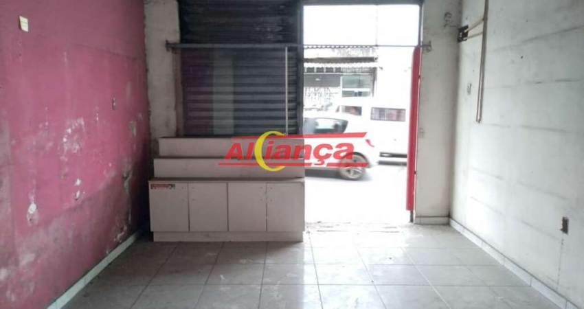 SALÃO COMERCIAL PARA ALUGAR COM 55M², JARDIM SÃO JOÃO - GUARULHOS/SP POR R$ 2.100,00
