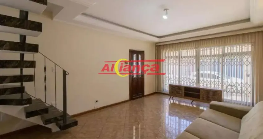 Sobrado com 3 quartos para alugar, 166m² - jardim munhoz - guarulhos /sp - por r$4.500
