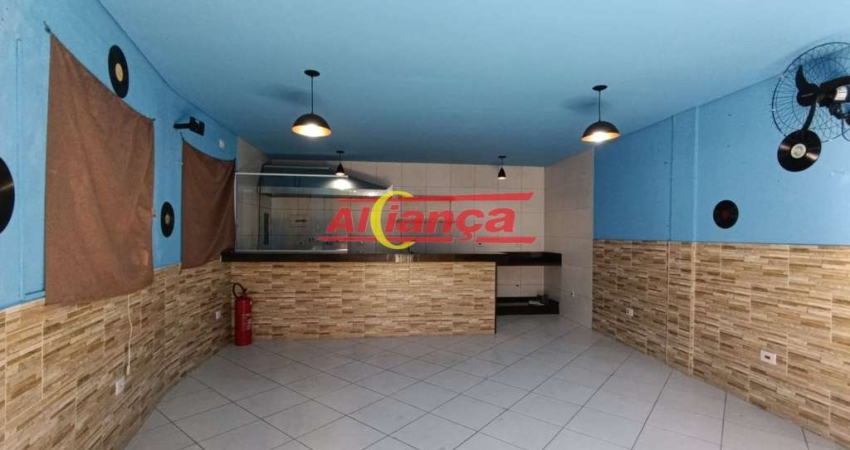 Salão para alugar com 60 m², Jd Santa Francisca- Guarulhos por R$ 1.500,00