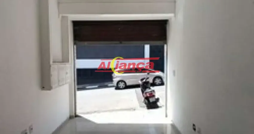 SALÃO COMERCIAL 40m², COM 1 BANHEIRO - PARA LOCAÇÃO NO CENTRO DE GUARULHOS