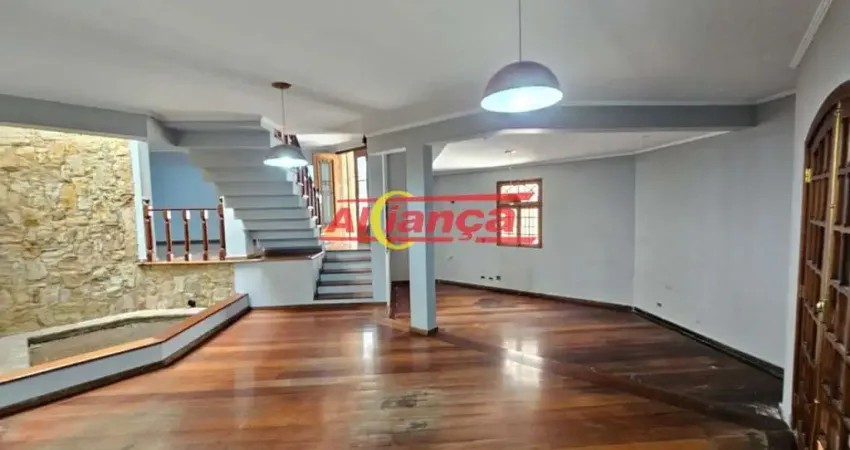 SOBRADO PARA ALUGAR COM 4 QUARTOS,  1 SUÍTE, JD SANTA MENA - GUARULHOS-R$ 6.500,00