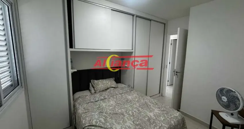 Apartamento para alugar com quartos sendo 1 suite,  57,14m² - Bairro - Vila Silveira - Guarulhos/SP