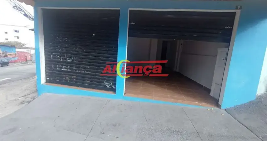 Salão comercial 40m², para locação - cocaia - guarulhos/sp por r$ 1.300,00
