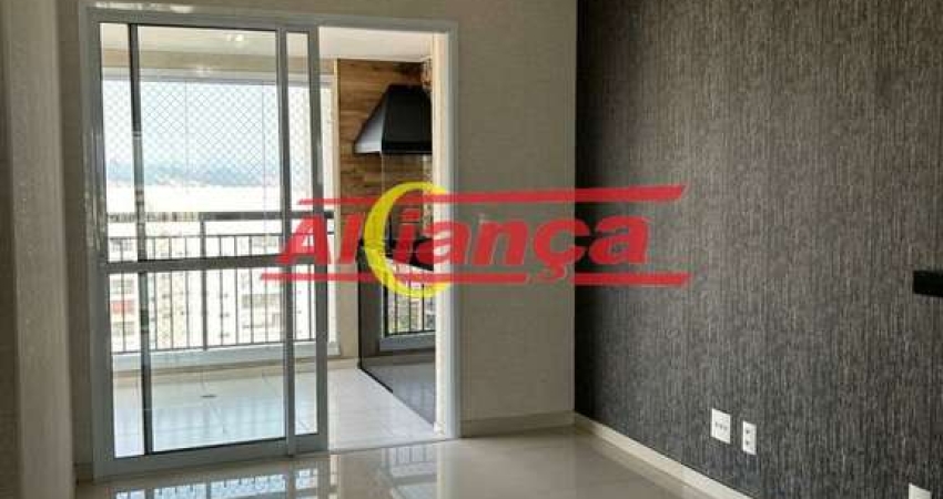 APARTAMENTO PARA ALUGAR COM 02 QUARTOS,  01 VAGA, 68M²  - JD FLOR DA MONTANHA - GUARULHOS/SP R$4.200