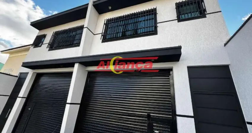 Salão novo  para alugar, 105m²  - bairro -Jardim Bom Clima  - Guarulhos/SP - por R$ 4.700,00